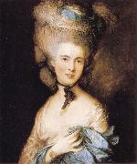 Thomas Gainsborough Woman in Blue oil painting reproduction